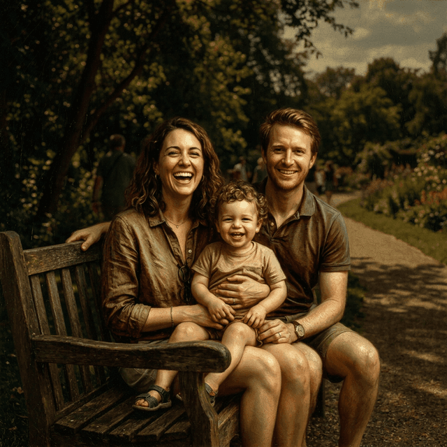 Family Portrait - Classical Oil
