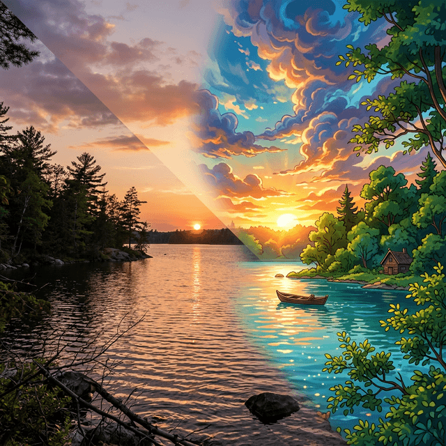 Anime Landscape style example