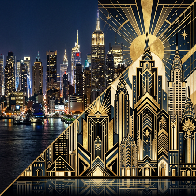 Art Deco — photo to art transformation